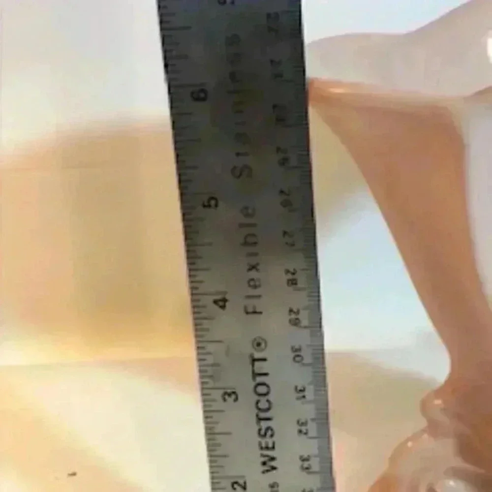 Pink Cornucopia Vintage Art Deco‎ Vase EUC
